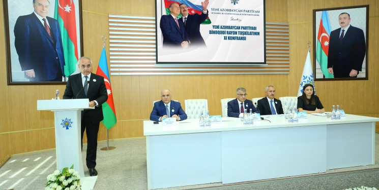 Yeni Azərbaycan Partiyası Binəqədi rayon təşkilatının XI konfransı keçirildi