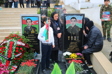 Vətən müharibəsi şəhidi “Azərbaycan Bayrağı” ordenli əsgər Ələsgər Elxan oğlu Cavadovun şəhadətinin ikinci ildönümü münasibətilə anım mərasimi