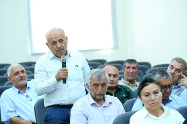 23 iyul 2026-cı il tarixində Binəqədi Rayon İcra Hakimiyyətinin başçısı Elxan Allahverdiyevin Xocəsən qəsəbə sakinləri ilə səyyar qəbulu