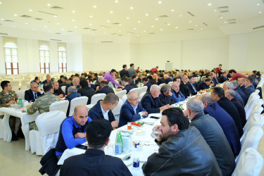 27 Sentyabr 2025-ci il tarixində Anım Gününün beşinci ildönümünün qeyd olunması ilə əlaqədar Binəqədi Rayon İcra Hakimiyyətinin təşkilatçılığı ilə Heydər Məscidində şəhidlərimizin əziz xatirəsinə ehsan süfrəsi