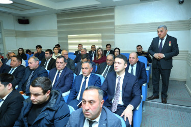 18 dekabr 2025-ci il tarixində “Binəqədi rayonunda 2025-ci ildə Mülki müdafiə sahəsində görülmüş işlərin yekunları və 2026-cı ildə qarşıda duran vəzifələr” və “Yanğın təhlükəsizliyinin təmin olunmasında Fövqəladə Hallar Nazirliyi, yerli icra hakimiyyəti və özünüidarəetmə orqanlarının birgə fəaliyyəti” mövzusunda rayon müşavirəsi