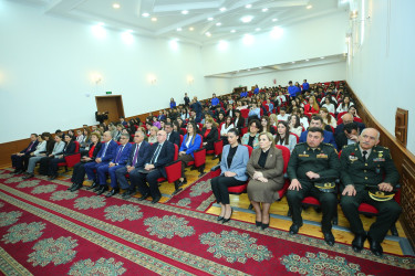 06 aprel 2026-cı il tarixində YAP Binəqədi rayon təşkilatı Ümummilli lider Heydər Əliyevin anadan olmasının 103-cü ildönümünə həsr olunmuş “Ulu öndərin tarixi missiyası – zəfərə aparan yol” adlı tədbir