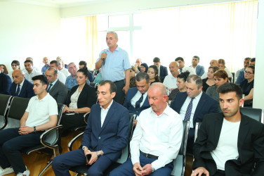 24 iyun 2025-ci il tarixində Binəqədi Rayon İcra Hakimiyyətinin başçısı Elxan Allahverdiyevin M.Ə.Rəsulzadə qəsəbəsinin sakinləri ilə səyyar qəbulu