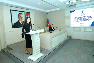 22 dekabr 2025-ci il tarixində “Dövlət qulluqçularının etik davranış qaydaları və onların fəaliyyətində insan hüquqları aspekti” mövzusunda məlumat sessiyası