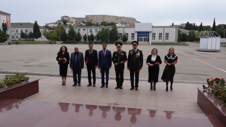 FHN Mülki müdafiə qoşunlarının komandanlığında Ulu Öndər Heydər Əliyevin 100 illik yubileyi münasibətilə "Heydər Əliyev İrsini Öyrənirik" mövzusuna həsr olunmuş tədbir