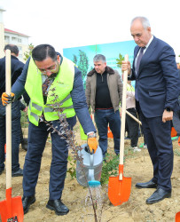 Zəfər Günün beşinci ildönümü münasibətilə ağacəkmə aksiyası