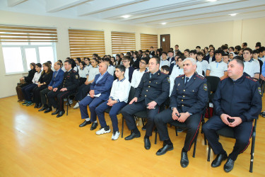 04 dekabr 2025-ci il tarixində 267 № li məktəb-liseydə "Narkotiksiz gələcək naminə!” mövzusunda növbəti maarifləndirici tədbir