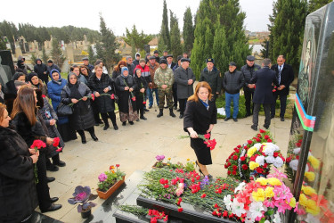 Aprel döyüşləri zamanı şəhid olmuş Fəxrəddin Qurbanlının doğum gününə həsr olunmuş tədbir