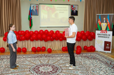 20 may 2025-ci il tarixində 83 nömrəli məktəb-liseyin birgə təşkilatçılığı ilə "Konstitusiya və Suverenlik ili"nə həsr edilmiş "Suverenliyimiz-Müstəqilliyimizin zirvəsi" adlı tədbir