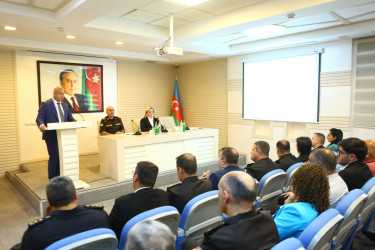 21 may 2025-ci il tarixində “Su hövzələrində insanların təhlükəsizliyinin təmin edilməsi” mövzusunda müşavirə