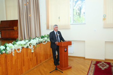 24 oktyabr 2025-ci iil tarixində General Əlağa Şıxlinski adına 135 nömrəli məktəbin 55 illik yubileyi münasibətilə tədbir