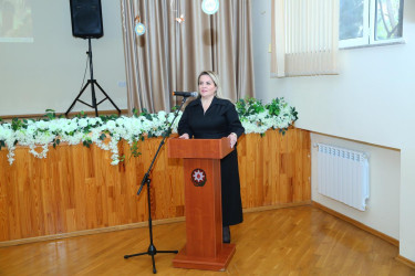 24 oktyabr 2025-ci iil tarixində General Əlağa Şıxlinski adına 135 nömrəli məktəbin 55 illik yubileyi münasibətilə tədbir