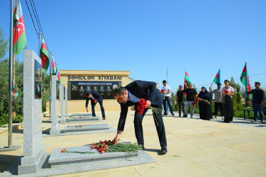 27 avqust 2022-ci il tarixində şəhid Cavid Paşazadənin doğum günü münasibətilə məzarı ziyarət edildi