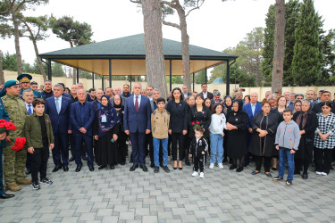 Vətən müharibəsi şəhidi, baş leytenant Elçin Əvəz oğlu Əzizovun şəhadətinin ikinci ildönümü münasibətilə anım mərasimi