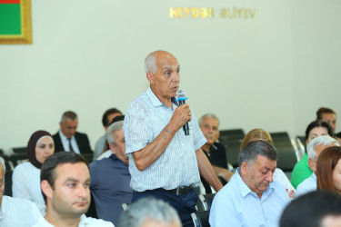 22 iyun 2026-cı il tarixində Binəqədi Rayon İcra Hakimiyyətinin başçısı Elxan Allahverdiyevin M.Ə.Rəsulzadə qəsəbə sakinləri ilə səyyar qəbulu