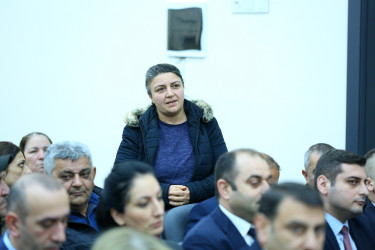 08 yanvar 2026-cı il tarixində Binəqədi Rayon İcra Hakimiyyətinin başçısı Elxan Allahverdiyevin Xocəsən qəsəbə sakinləri ilə səyyar qəbulu