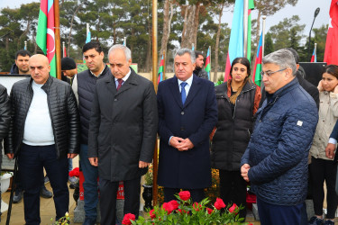 Vətən müharibəsi şəhidi- baş leytenant Seymur Hüseynoğlunun şəhadətinin ikinci ildönümü münasibətilə anım mərasimi