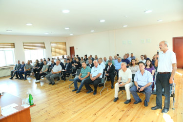 04 sentyabr 2025-ci il tarixində Binəqədi Rayon İcra Hakimiyyətinin başçısı Elxan Allahverdiyevin M.Ə.Rəsulzadə qəsəbə sakinləri ilə səyyar qəbulu