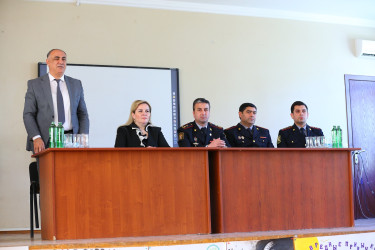 08 may 2025-ci il tarixdə 246 nömrəli məktəb-liseydə "Narkotiksiz gələcək naminə” mövzusunda görüş