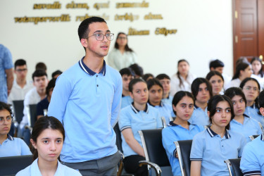 29 may 2025-ci il tarixdə 248 № li tam orta məktəbdə "Narkotiksiz gələcək naminə!” mövzusunda növbəti maarifləndirici tədbir