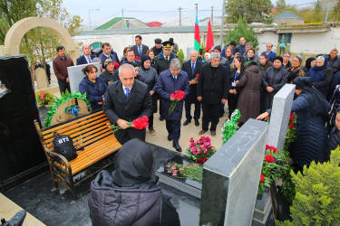 Vətən müharibəsi şəhidi “Azərbaycan Bayrağı” ordenli əsgər Ələsgər Elxan oğlu Cavadovun şəhadətinin ikinci ildönümü münasibətilə anım mərasimi