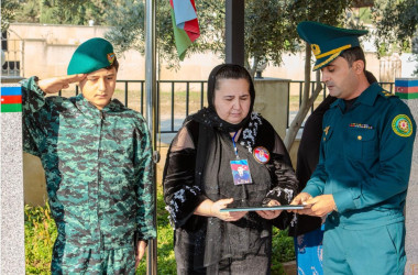 8 Noyabr- “Zəfər Günü”nün beşinci ildönümü ilə əlaqədar Binəqədi rayonunda şəhidlərimizin əziz xatirəsinin yad edilməsi