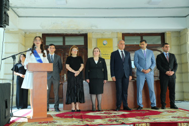 14 iyun 2025-ci il tarixində 2024-2025-ci tədris ilinin başa çatması münasibətilə Binəqədi rayonunun orta ümumtəhsil müəssisələrində “Son zəng” tədbirləri