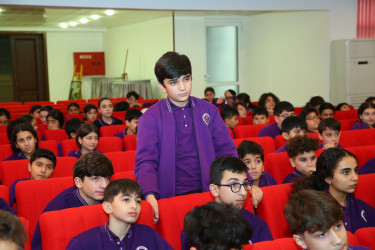 12 noyabr 2025-ci il tarixində “Era” tam orta ümumtəhsil məktəbində "Narkotiksiz gələcək naminə” mövzusunda görüş