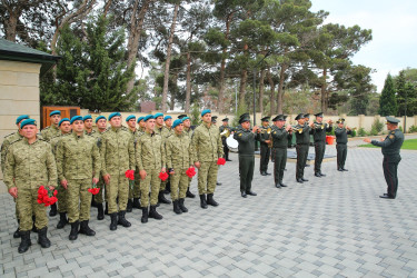 Vətən müharibəsi şəhidi, baş leytenant Elçin Əvəz oğlu Əzizovun şəhadətinin ikinci ildönümü münasibətilə anım mərasimi