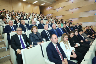 08 may 2026-cı il tarixində “Şəhərsalma və Memarlıq İli” çərçivəsində Binəqədi  rayonunda Ümummilli Lider Heydər Əliyevin anadan olmasının 103-cü ildömümünə həsr olunmuş “TARİXİN, LİDERLİYİN VƏ XİLASKARLIĞIN HEYDƏR ƏLİYEV ZİRVƏSİ" adlı tədbir