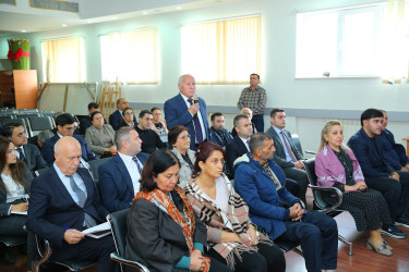 02 oktyabr 2025-ci il tarixində Binəqədi Rayon İcra Hakimiyyətinin başçısı Elxan Allahverdiyevin 8-ci mikrorayon sakinləri ilə səyyar qəbulu