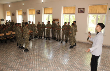 Binəqədi rayonunda yerləşən N saylı hərbi hissədə 26 İyun - Silahlı Qüvvələr Gününə həsr olunmuş konsert proqramı 2023