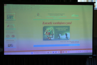 27 noyabr 2025-ci il tarixində 144 № li tam orta məktəbdə "Narkotiksiz gələcək naminə!” mövzusunda növbəti maarifləndirici tədbir