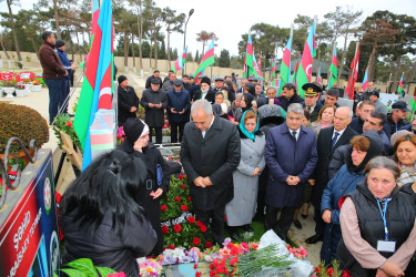 Şəhid mayor Emil Elman oğlu Əliyevin şəhadətinin birinci ildönümü