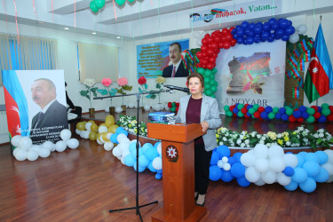 31 oktyabr 2025-ci il tarixində Binəqədi rayonu Rüstəm Əliyev adına 3 nömrəli tam orta məktəbdə “Konstitusiya və Suverenlik İli” çərçivəsində “Zəfər, Bayraq və Konstitusiya” adlı tədbir