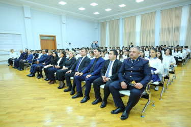 08 dekabr 2025-ci il tarixində 300 № li tam orta məktəbdə “Gələcəyimizi şiddət və asılılıqdan qoruyaq!” mövzusunda maarifləndirici tədbir