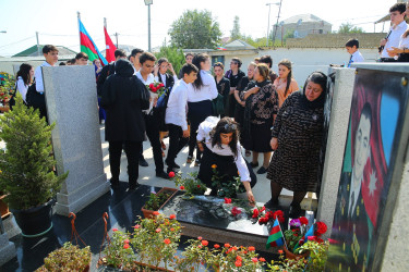 Vətən müharibəsi şəhidləri - Əli Nadir oğlu Bayramov və Ayhan Akif oğlu Haqverdiyevin şəhadətlərinin ikinci ildönümü münasibətilə anım mərasimi