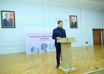 08 dekabr 2025-ci il tarixində 300 № li tam orta məktəbdə “Gələcəyimizi şiddət və asılılıqdan qoruyaq!” mövzusunda maarifləndirici tədbir