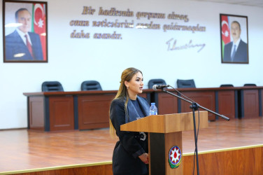 28 oktyabr 2025-ci il tarixində “Konstitusiya və Suverenlik İli” çərçivəsində Fövqəladə Hallar Nazirliyinin Mülki Müdafiə Qoşunlarında 8 Noyabr-“Zəfər Günü”nün beşilliyi münasibətilə tədbir