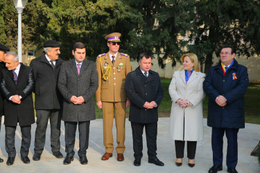 Dahi rumın bəstəkarı, skripkaçı, dirijor və mahir musiqiçi Corce Eneskunun adını daşıyan parkda Rumıniyanın Milli Mədəniyyət Gününə həsr olunmuş tədbir