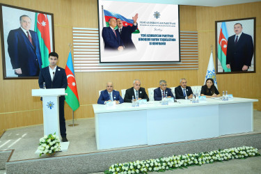 12 sentyabr 2026-cı il tarixində Yeni Azərbaycan Partiyası (YAP) Binəqədi rayon təşkilatının XI konfransı