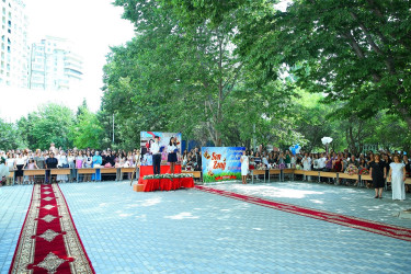 14 iyun 2025-ci il tarixində 2024-2025-ci tədris ilinin başa çatması münasibətilə Binəqədi rayonunun orta ümumtəhsil müəssisələrində “Son zəng” tədbirləri