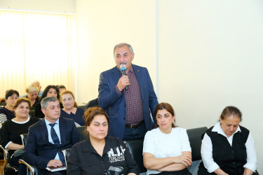 23 oktyabr 2025-ci il tarixində Binəqədi Rayon İcra Hakimiyyətinin başçısı Elxan Allahverdiyevin M.Ə.Rəsulzadə qəsəbə sakinləri ilə səyyar qəbulu