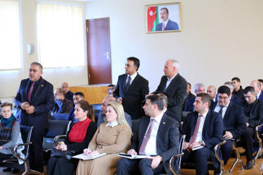 18 noyabr 2025-ci il tarixində Binəqədi Rayon İcra Hakimiyyətinin başçısı Elxan Allahverdiyevin 6-cı mikrorayon sakinləri ilə səyyar qəbulu