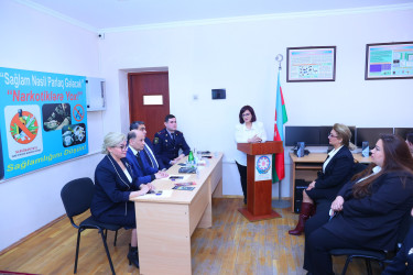 16 yanvar 2026-cı il tarixində Binəqədi rayonu 283 № li tam orta məktəbdə valideynlərin iştirakı ilə “Narkomanlığa qarşı mübarizədə ailələrin rolu” mövzusunda maarifləndirici görüş