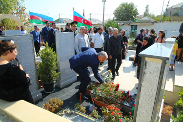 Vətən müharibəsi şəhidləri - Əli Nadir oğlu Bayramov və Ayhan Akif oğlu Haqverdiyevin şəhadətlərinin ikinci ildönümü münasibətilə anım mərasimi