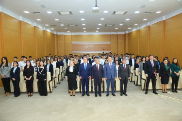 30.10.2024-cü il tarixində “Heydər Əliyev irsinin öyrənilməsi” mövzusunda tədbir