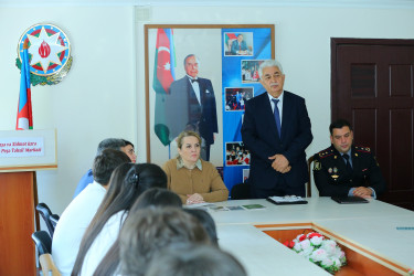 22 iyun 2026-cı il il tarixində İctimai İaşə və Xidmət üzrə Bakı Dövlət Peşə Təhsil Mərkəzində 26 İyun-Narkomaniya və Narkobiznesə qarşı Beynəlxalq Mübarizə Gününə həsr olunmuş "Narkotiksiz gələcək naminə!” mövzusunda növbəti maarifləndirici tədbir