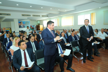 10 sentyabr 2026-cı il tarixində Binəqədi Rayon İcra Hakimiyyətinin başçısı Elxan Allahverdiyevin 8-ci mikrorayon sakinləri ilə səyyar qəbulu