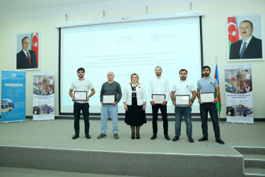 16 oktyabr 2025-ci il tarixində “Azərbaycan Respublikasının işğaldan azad edilmiş ərazilərinə Böyük Qayıdışa dair I Dövlət Proqramı” və “Azərbaycan Respublikasının 2022–2026-cı illərdə sosial-iqtisadi inkişaf Strategiyası” çərçivəsində Sənaye və İnnovasiyalar üzrə Bakı Dövlət Peşə Təhsil Mərkəzində qısamüddətli təlimləri uğurla başa vuran müdavimlərin təltifolunma tədbiri